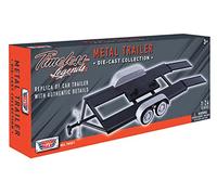 OPO 10 - Remorque 1/24, Plateau, Porte-Auto pour Transport de Voiture, avec Double essieu, en métal, Motormax - 76001