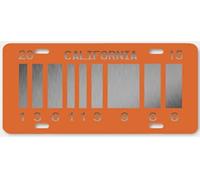 OPO 10 - Réplique de la Plaque d'immatriculation en métal de la Voiture Delorean Time Machine du Film Back to The Future 2 (59)