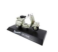 OPO 10 - Scooter Miniature de Collection 1/18 Compatible avec Piaggio Vespa 125 Gris - 1948 - Ves0039