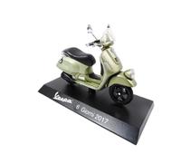 OPO 10 - Scooter Miniature de Collection 1/18 Compatible avec Piaggio Vespa 6 Giorni Vert - 2017 - Ves1054