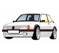 OPO 10 - Tapis de Sol intérieur décoratif 73,5 x 44 cms, Collection Voiture Automobile, Compatible avec Peugeot 205 GTI - OV7