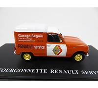OPO 10 - Utilitaire 1:43 Compatible avec Renault 4L Fourgonnette R4 Renault Service (UTR40)
