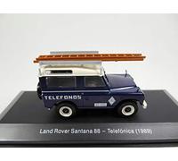 OPO 10 - Véhicule 4x4 publicitaire 1/43 Compatible avec Land Rover Santana 88 TELEFONICA 1989 (ES06)