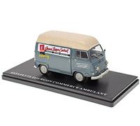 OPO 10 - Véhicule Utilitaire 1:43 Compatible avec Renault Estafette Fourgon de Commerce ambulant 1961 - UTR54