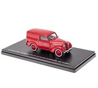 OPO 10 - Véhicule Utilitaire 1:43 Compatible avec Renault JUVAQUATRE FOURGONNETTE Sapeurs-Pompiers DE Paris 1953 - UTR47
