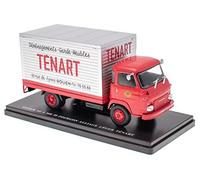 OPO 10 - Véhicule Utilitaire 1:43 Compatible avec Renault SAVIEM SG 4 MB 59 Fourgon Alliage Leger TENART 1968 - UTR43