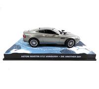 OPO 10 - Voiture 1/43 Compatible avec Aston Martin V12 Vanquish James Bond 007 du Film Die Another Day - DY002