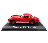 OPO 10 - Voiture 1/43 Compatible avec Mercedes-Benz 300 SL 1954 Couleur Bordeaux (RBA43)