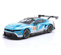 OPO 10 - Voiture Compatible avec Ford Mustang GT3#77 24h Le Mans 2024 LMGT3 Proton Competition échelle 1/18 IXO LM24077
