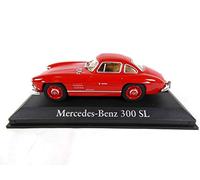 OPO 10 - Voiture de Collection Compatible avec Mercedes Benz 300 SL Rouge 1/43 (RBA23)