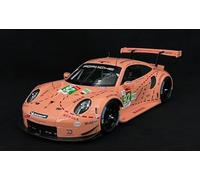 OPO 10 - Voiture de Collection IXO échelle 1:12 Compatible avec Porsche 911 (991) RSR Pink Pig #92 Sieger LMGTE-Pro 24h Le Mans 2018 - LEGT12003