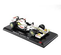 OPO 10 - Voiture Formule 1 1/24 Compatible avec Brawn GP 01 - Jenson Button - 2009 - OR034