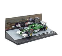 OPO 10 - Voiture Formule 1 1/43 Compatible avec Jaguar Ford Cosworth R2#19 Brazil GP 2001 Luciano BURTI (727)