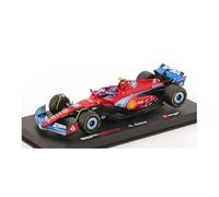 OPO 10 - Voiture Formule 1 Compatible avec Carlos Sainz jr. Ferrari SF-24#55 5th Miami GP 2024 échelle 1/43 Bburago 36843S1