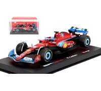 OPO 10 - Voiture Formule 1 Compatible avec Charles Leclerc Ferrari SF-24#16 3rd Miami GP 2024 échelle 1/43 Bburago 36843L1