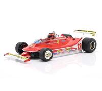 OPO 10 - Voiture Formule 1 Compatible avec G. Villeneuve Ferrari 312T4#12 Winner Afrique du Sud GP Formule 1 1979 échelle 1/18 Bburago 16814