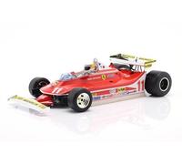OPO 10 - Voiture Formule 1 Compatible avec Jody Scheckter Ferrari 312T4#11 Formule 1 Champion du Monde 1979 Monaco GP échelle 1/18 Bburago 18-01545