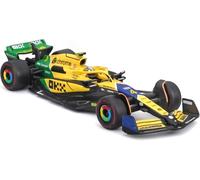 OPO 10 - Voiture Formule 1 Compatible avec Lando Norris McLaren MCL38#4 4th Monaco GP 2024 échelle 1/43 Bburago 38215NS