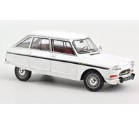 OPO 10 - Voiture Miniature Compatible avec Citroën Ami Super 1974 Meije White échelle 1:18 Norev - 181679