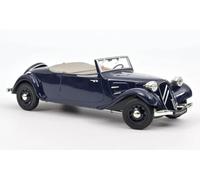 OPO 10 - Voiture Miniature Compatible avec Citroën Traction Cabriolet 1938 Dark Blue échelle 1:18 Norev - 191104