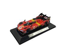 OPO 10 - Voiture Miniature Compatible avec Ferrari 499P #51 24h Le Mans 2023 Pier Guidi, Calado, Giovinazzi échelle 1/43 Bburago 36312