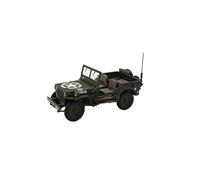 OPO 10 Voiture Miniature Compatible avec Jeep Willys décapotée US Army échelle 1:43 - Cararama 813013