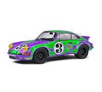 OPO 10 - Voiture Miniature Compatible avec Porsche 911 RSR Purple Hippy Tribute Purple 1973-1:18 Solido - 1801117