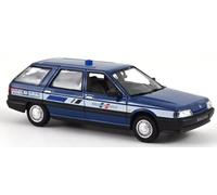 OPO 10 - Voiture Miniature Compatible avec Renault 21 Nevada 1992 Gendarmerie - Recruitement Info échelle 1:43 Norev - 512139