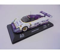OPO 10 - Voiture Miniature de Collection 1/43 Compatible avec Jaguar XJR12 Silk Cut 24h Le Mans 1990-24LM17