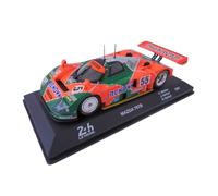 OPO 10 - Voiture Miniature de Collection 1/43 Compatible avec Mazda 787B 24h Winner Le Mans 1991-24LM16