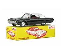 OPO 10 - Voiture Miniature de Collection 1/43 Solido, Reproduction Compatible pour Ford Thunderbird Coupe Black 1962-1282