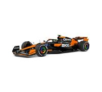 OPO 10 - Voiture Miniature Formule 1 Compatible avec MCLAREN F1 Team MCL38 Orange L.Norris Miami GP 2024-1:18 Solido 1814201
