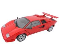OPO 10 - Voiture Miniature Welly 1/24 Compatible avec Lamborghini Countach LP500S Rouge - 24112R