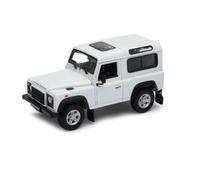 OPO 10 - Voiture Miniature Welly à l'échelle 1/24, Compatible avec Land Rover Defender Blanc - 22498-BLANC
