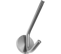 OPO HH.319058.20 Crochet pour chapeau Jaina sur rosette Ø 58 mm, hauteur 145 mm, acier inoxydable brossé, argent