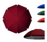 OPOLDBDMAC 3m 8Ribs Parapluie Remplacement Auvent Marché Parapluie Parapluie Couverture Supérieure Parapluie Extérieur Auvent Parasol Remplacement Couverture Pour Vendeur De Rue(Burgundy,3m/9.8ft/-8 r