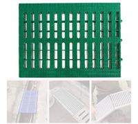 OPOLDBDMAC Caniveau Exterieur Grille De Drainage Trottoir Tranchée Couvercle De Drain, Carrée Caniveau De Drainage Antidérapante Grille D'évacuation, Plastique Couvercle(Green,W25cm/9.8in)