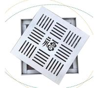 OPOLDBDMAC Couvercle De Tranchée De Drainage En Acier Inoxydable De 20 30cm Drain De Sol Amovible Couvercles De Drain De Tranchée Carrée, Grille De Drainage De Douche(Word,30x30cm(11 3/4x11 3/4"))