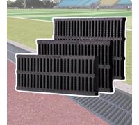 OPOLDBDMAC Couverture De Drainage De Canal De Béton Système De Drainage De Tranchée De Grille, Route Grilles De Canal De Égouts Caniveau Exterieur Couvertures D'égout(50X30X3cm/19.7X11.8X1.2in)