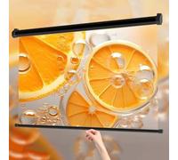 OPOLDBDMAC Écran De Projection HD Toile De Projecteur Anti-pli Écran De Cinéma Manuel Pull Down Écran Vidéoprojecteur Facile À Installer 60 Pouces 4:3