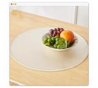 OPOLDBDMAC Plateau De Table en Verre Trempé Dépoli 38 40 50 60 70cm Table À Manger Ronde Protecteur Résistant Aux Rayures Plateau en Verre Mat Remplacement pour Table Basse(70cm/27.5in)