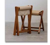 OPOLDBDMAC Tabouret Portable Pliant Lot De 2 Tabouret De Jardin Pliable en Bois Tabouret De Pêche en Plein Air，Tabouret Pliant en Bois pour Maison, Salon, Extérieure, Kaki