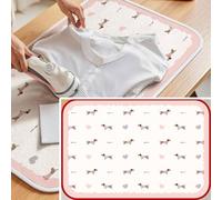 OPOLDBDMAC Tapis De Repassage sur Table 120x60cm Nappe De Repassage Pliante Tapis De Repassage Antidérapant Portable À Dessin Animé, pour Repassage Vapeur sur Table(Pattern 6,50x70cm/19.6x27.5in)