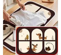 OPOLDBDMAC Tapis De Repassage sur Table 120x60cm Nappe De Repassage Pliante Tapis De Repassage Antidérapant Portable À Dessin Animé, pour Repassage Vapeur sur Table(Pattern 4,60x120cm/23.6x47.2in)