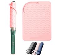 Opopark Tapis en silicone résistant à la chaleur pour fer à lisser, fer à friser, fer à friser, multifonction, antidérapant