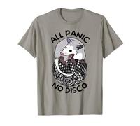 Opossum All Panic No Disco Funny Screaming Street Trash Cat T-Shirt