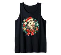 Opossum Couronne de Noël Chapeau de Père Noël Débardeur