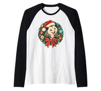 Opossum Couronne de Noël Chapeau de Père Noël Manche Raglan