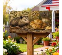 Opossum Couvertures magnétiques de boîte aux lettres rustiques vintage pour décoration de cour avant 53,3 x 64,9 cm