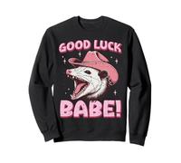 Opossum Cowboy Good Luck Babe Possum Cowgirl Femmes Filles Enfant Sweatshirt